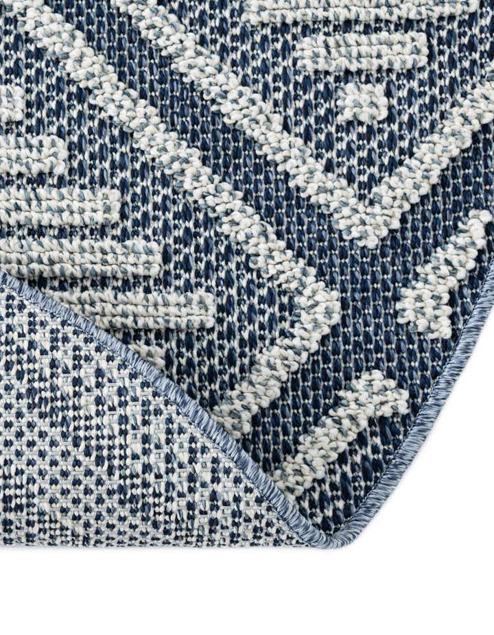 3' 1 x 3' 1 Easy-Clean Trellis Indoor / Outdoor Round Rug