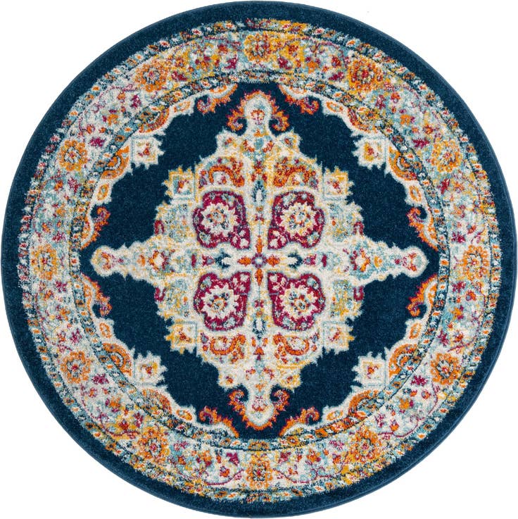 Detail image of 5' x 5' Parker Round Rug