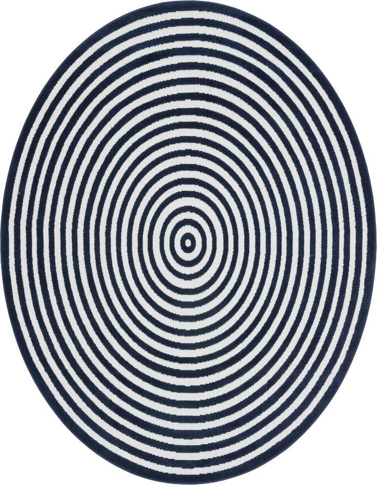 Detail image of 8' x 8' Easy-Clean Sabrina Soto Prescott Indoor / Outdoor Round Rug