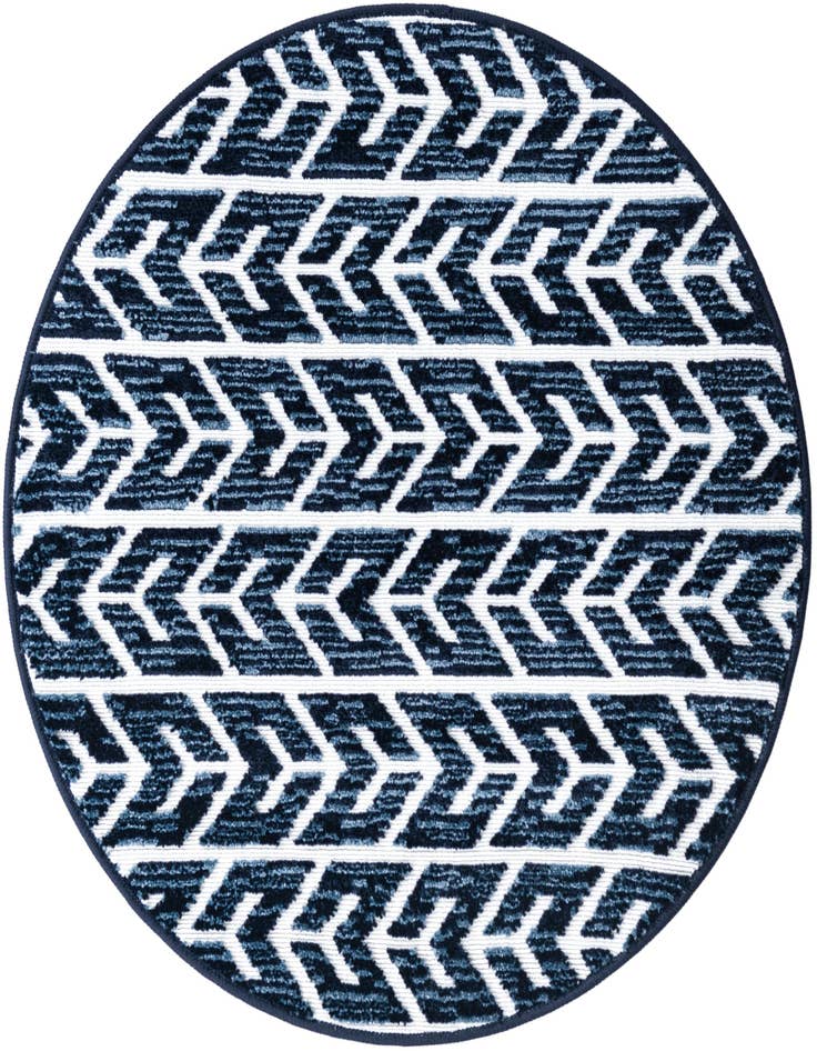 Detail image of 3' 3 x 3' 3 Easy-Clean Sabrina Soto Aston Indoor / Outdoor Round Rug