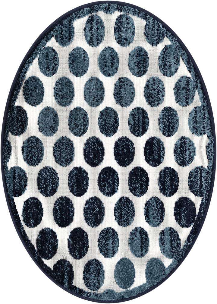 3' x 3' Easy-Clean Sabrina Soto Indoor / Outdoor Round Rug