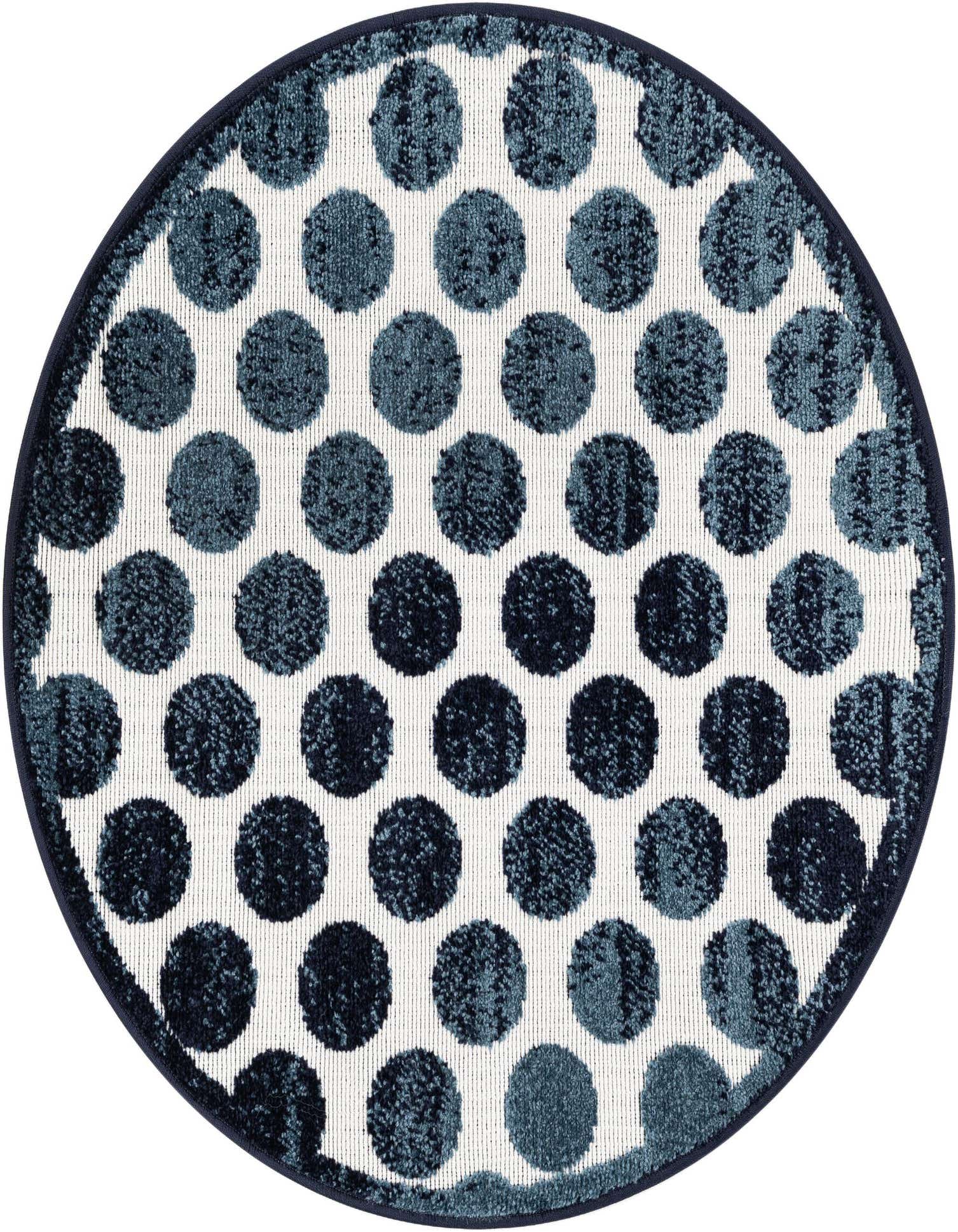 3' x 3' Easy-Clean Sabrina Soto Indoor / Outdoor Round Rug