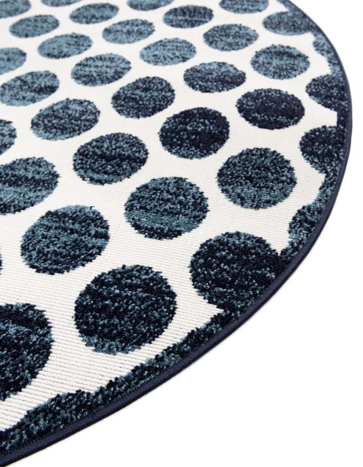 3' x 3' Easy-Clean Sabrina Soto Indoor / Outdoor Round Rug