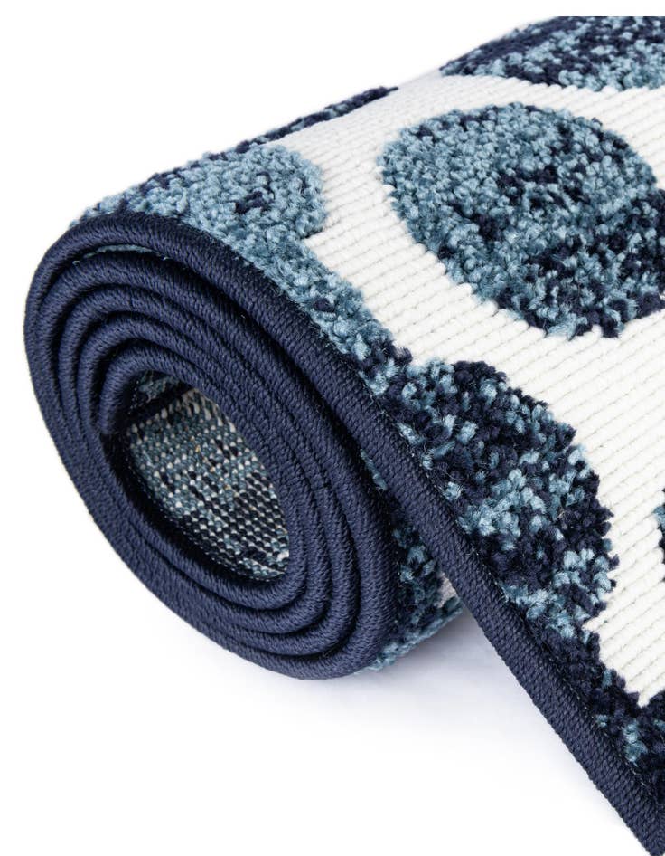 Detail image of 10' x 10'  Washable Sabrina Soto Indoor / Outdoor Round Rug