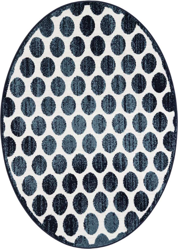 5' x 5' Easy-Clean Sabrina Soto Indoor / Outdoor Round Rug