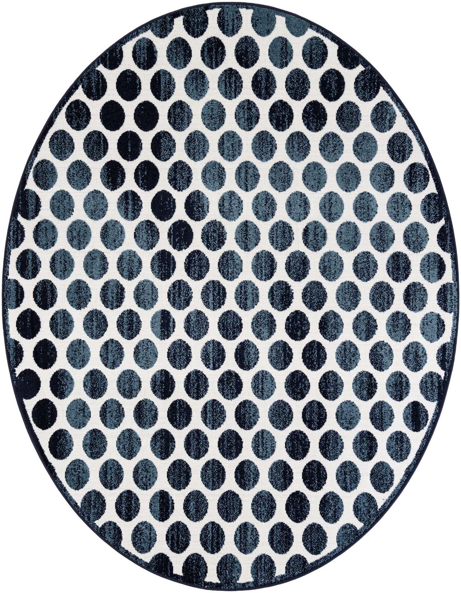 7' 10 x 7' 10 Easy-Clean Sabrina Soto Indoor / Outdoor Round Rug