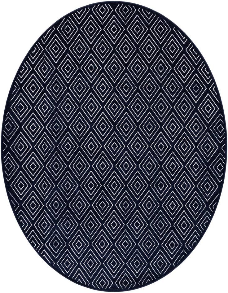 Detail image of 10' x 10' Easy-Clean Sabrina Soto Indoor / Outdoor Round Rug