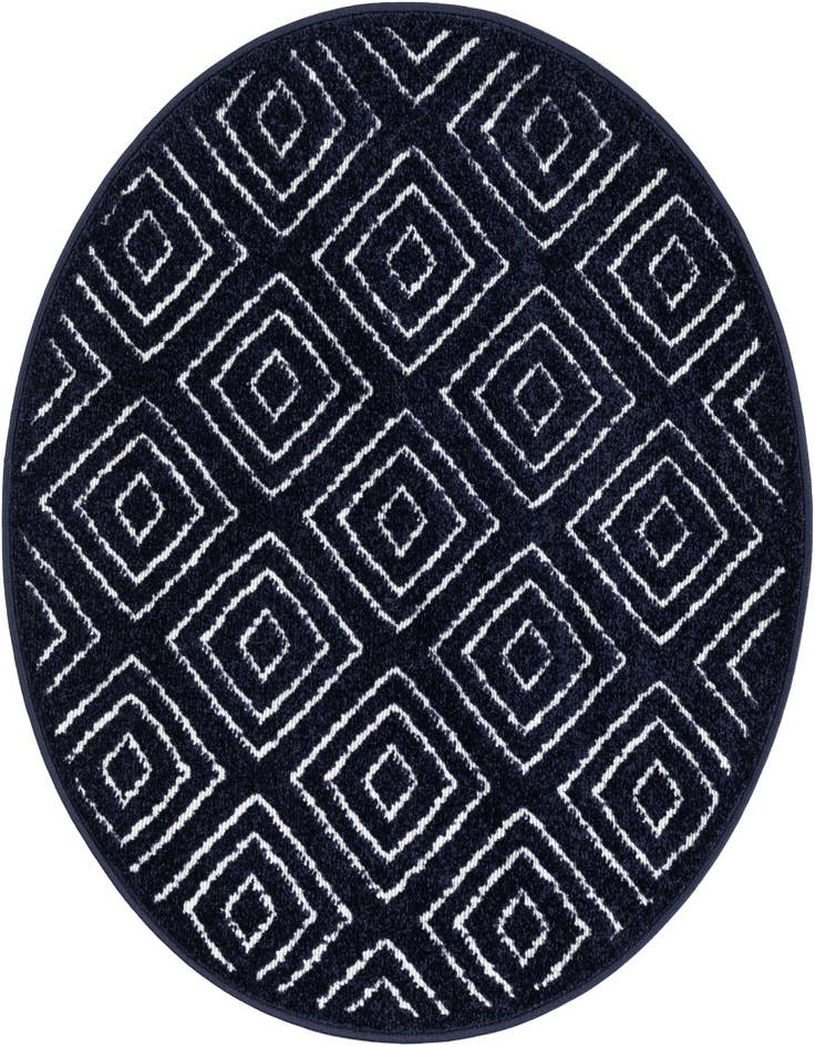 Detail image of 3' x 3' Easy-Clean Sabrina Soto Indoor / Outdoor Round Rug