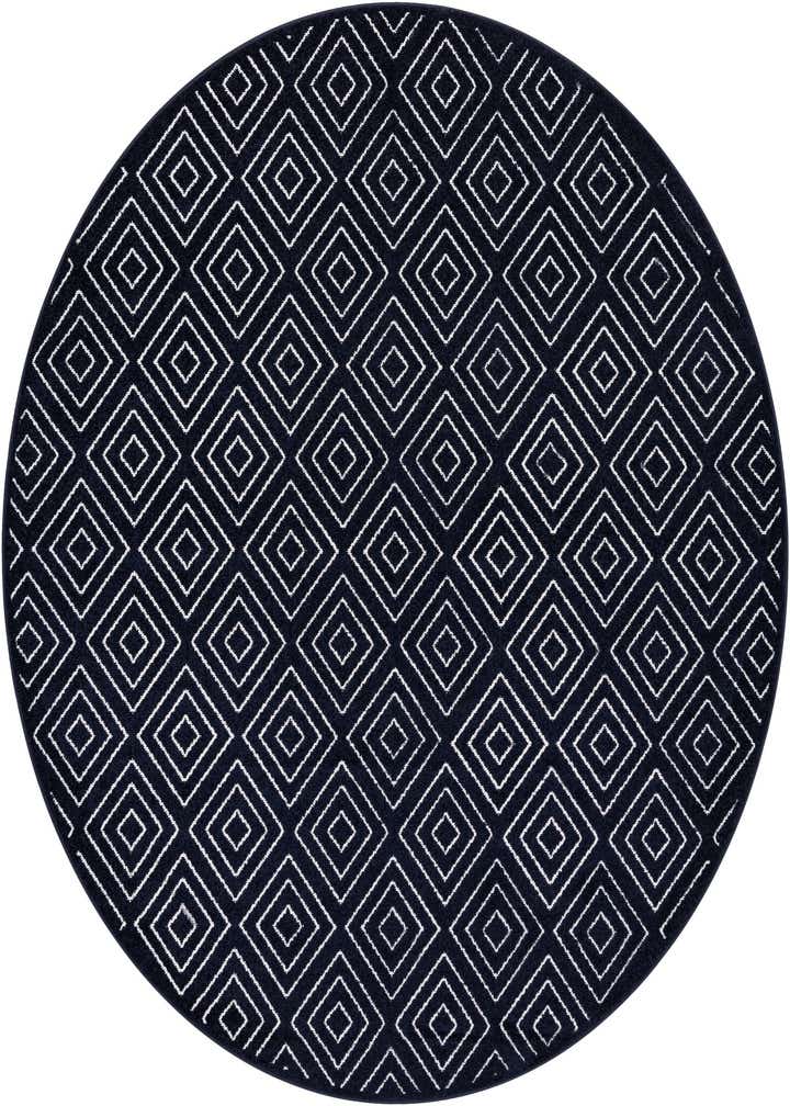 7' 10 x 7' 10 Easy-Clean Sabrina Soto Indoor / Outdoor Round Rug