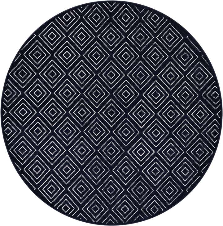 7' 10 x 7' 10 Easy-Clean Sabrina Soto Indoor / Outdoor Round Rug