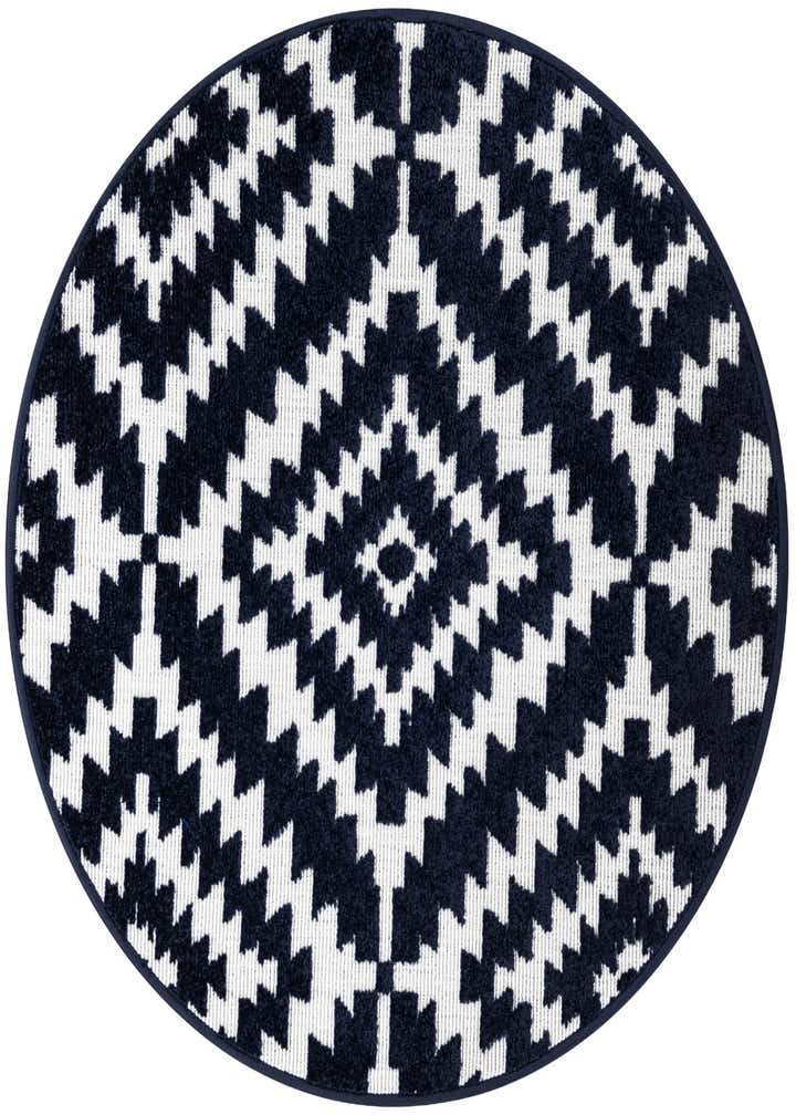 3' x 3' Easy-Clean Sabrina Soto Indoor / Outdoor Round Rug