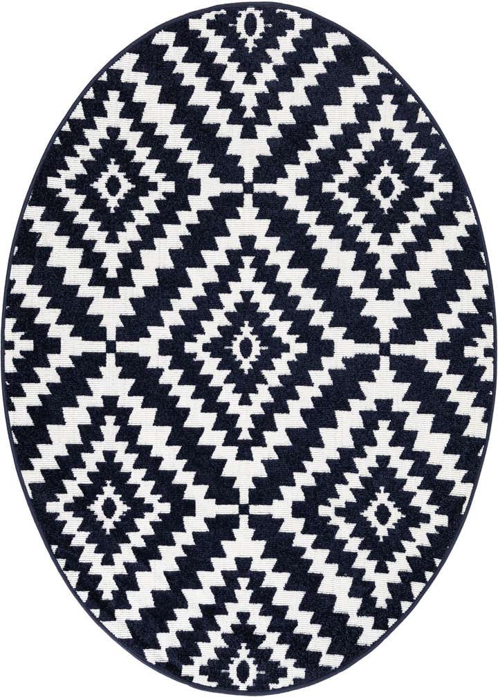 5' x 5' Easy-Clean Sabrina Soto Indoor / Outdoor Round Rug