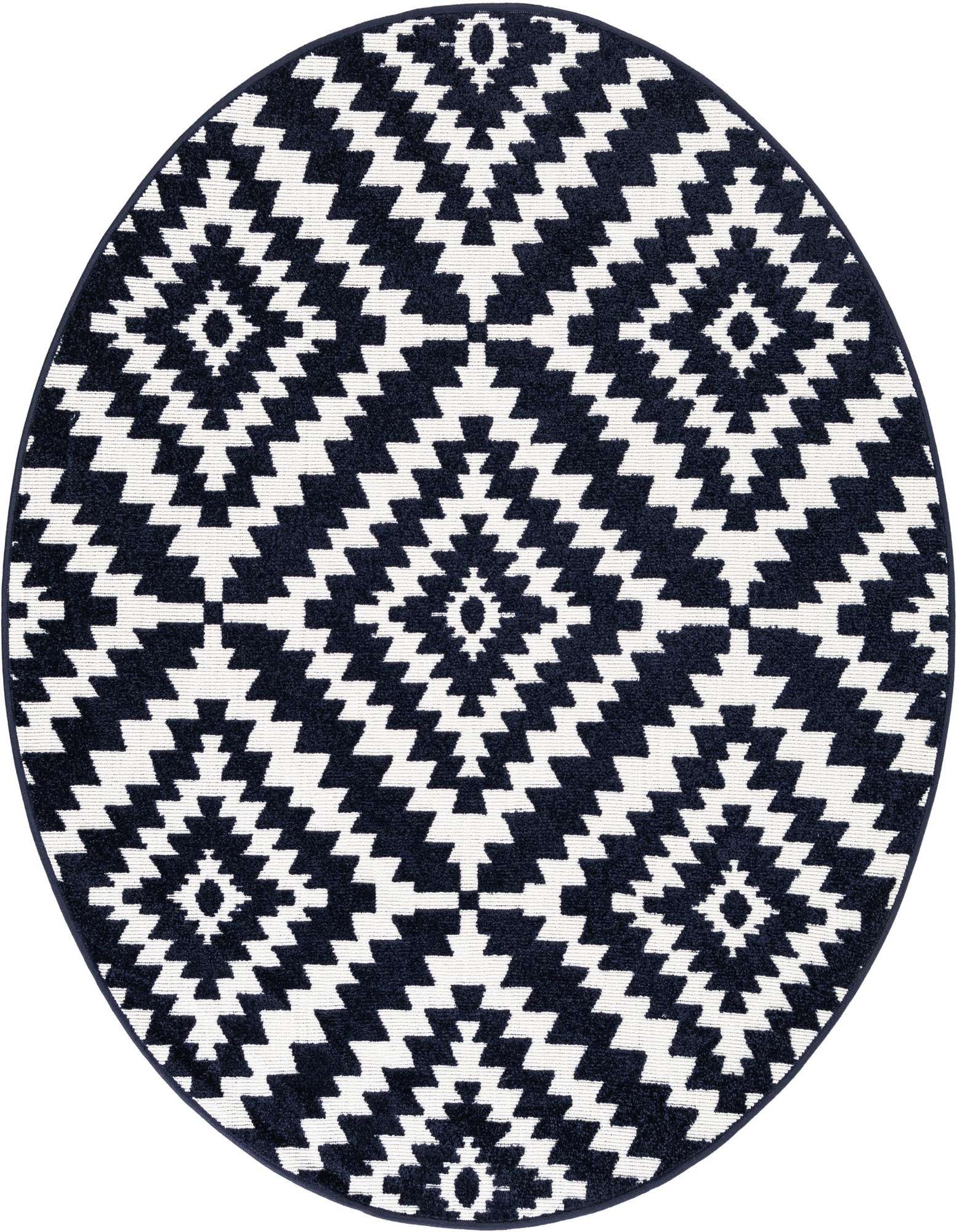 5' x 5' Easy-Clean Sabrina Soto Indoor / Outdoor Round Rug