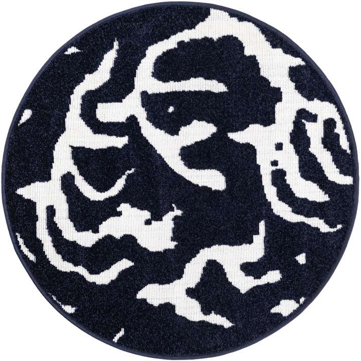 3' x 3' Easy-Clean Sabrina Soto Indoor / Outdoor Round Rug