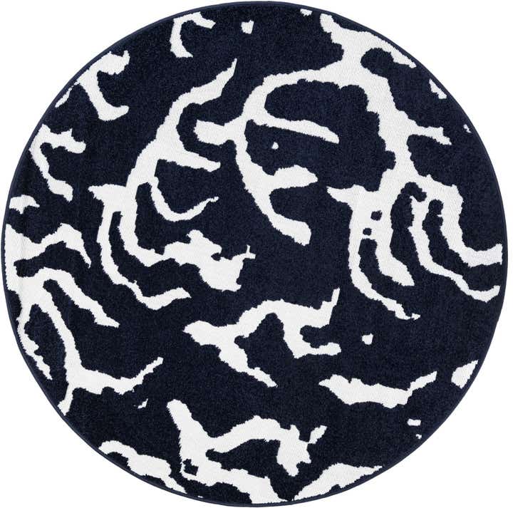 5' x 5' Easy-Clean Sabrina Soto Indoor / Outdoor Round Rug