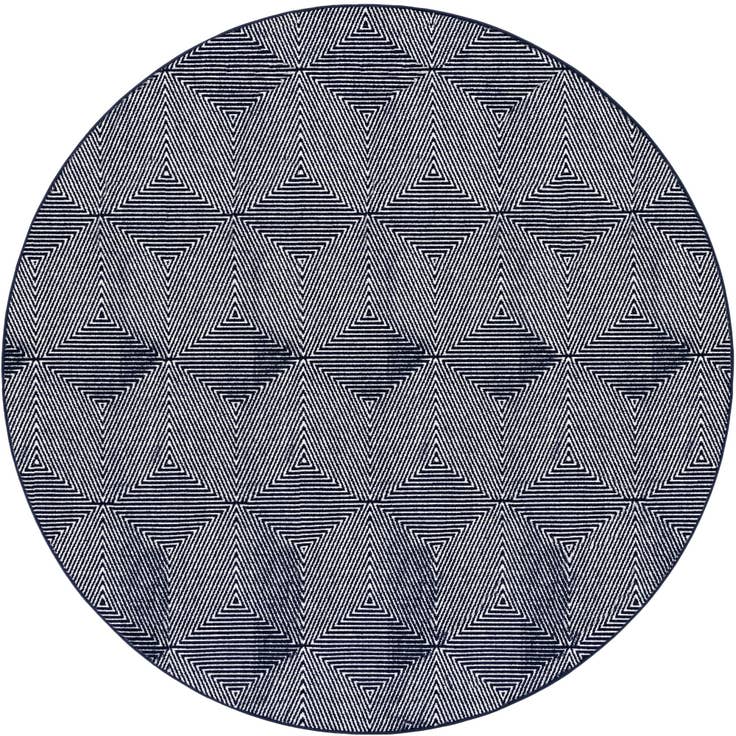 Detail image of 10' x 10' Easy-Clean Sabrina Soto Indoor / Outdoor Round Rug