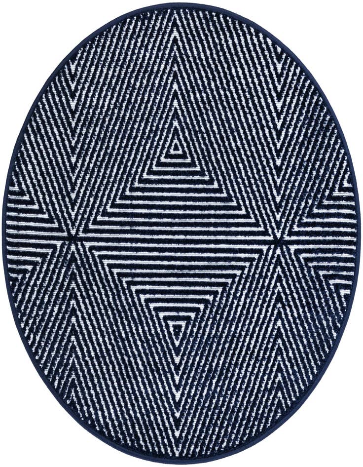 Detail image of 3' x 3' Easy-Clean Sabrina Soto Indoor / Outdoor Round Rug