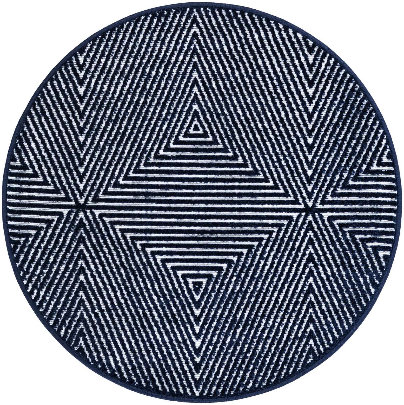 3' x 3' Easy-Clean Sabrina Soto Indoor / Outdoor Round Rug