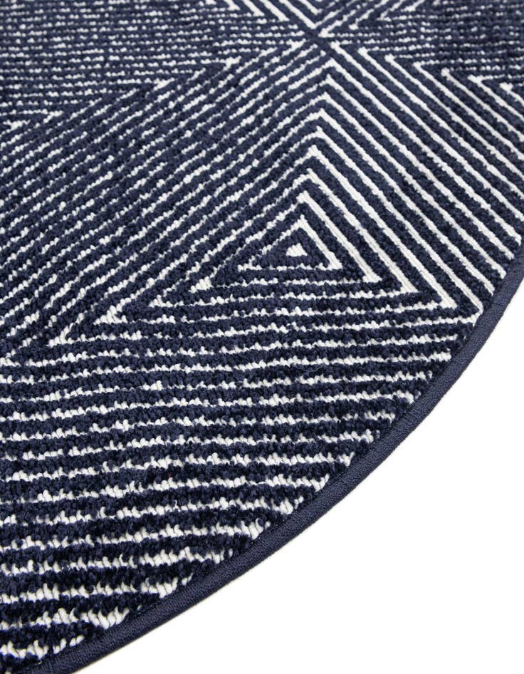 Detail image of 3' x 3' Easy-Clean Sabrina Soto Indoor / Outdoor Round Rug