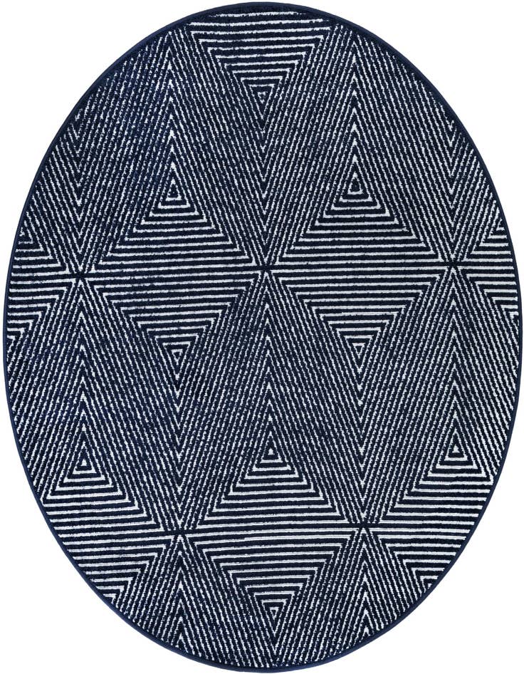 Detail image of 5' x 5' Easy-Clean Sabrina Soto Indoor / Outdoor Round Rug