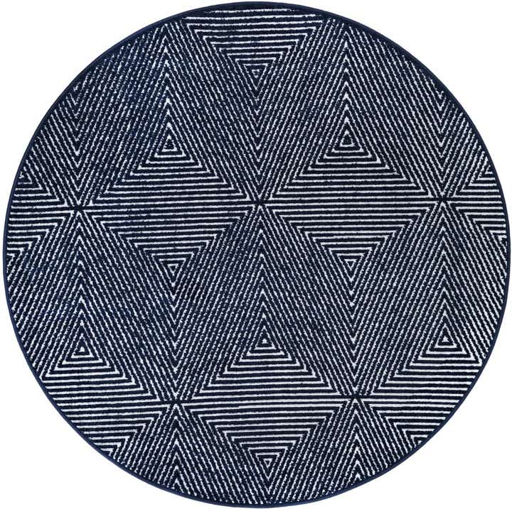 5' x 5' Easy-Clean Sabrina Soto Indoor / Outdoor Round Rug
