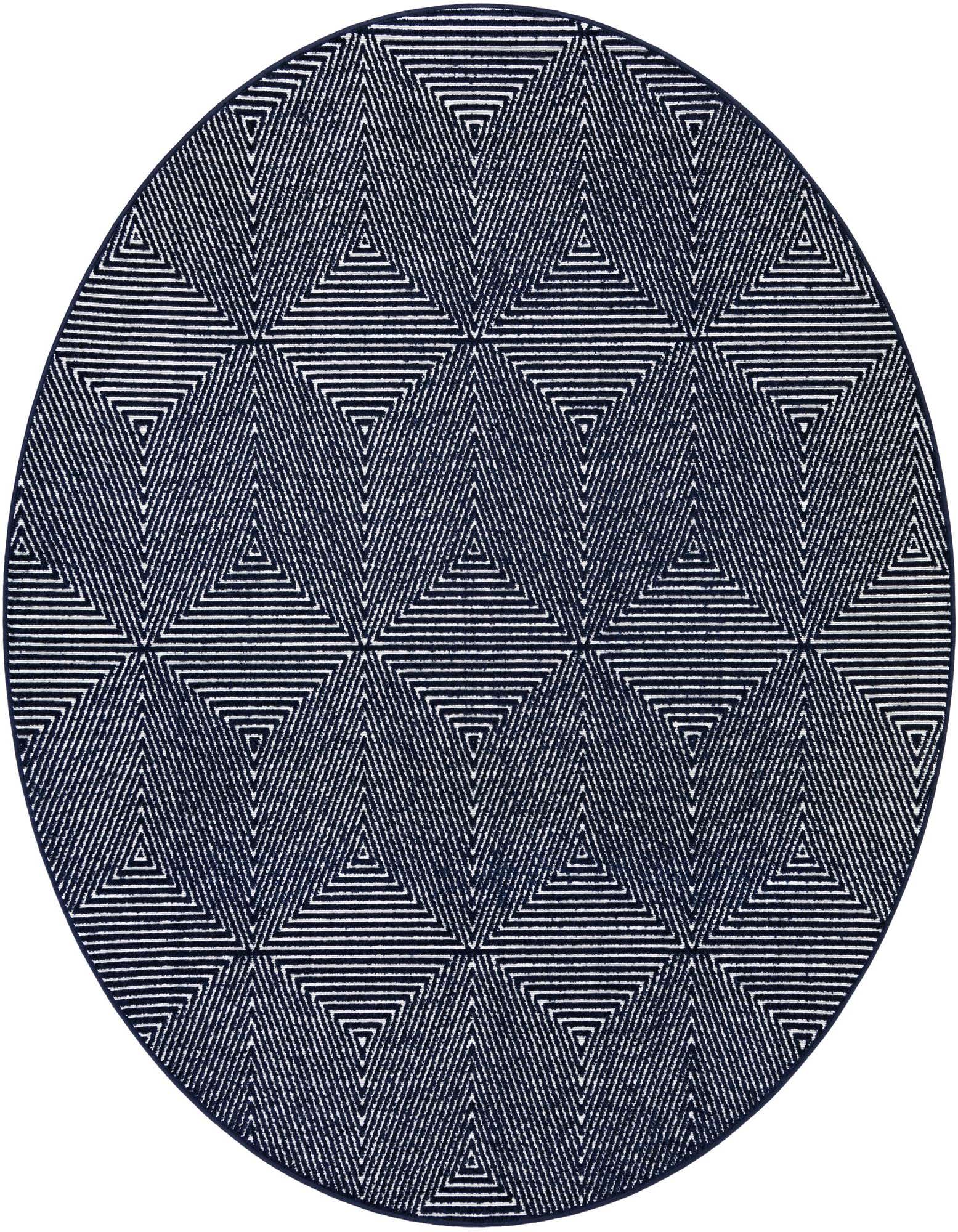 7' 10 x 7' 10 Easy-Clean Sabrina Soto Indoor / Outdoor Round Rug
