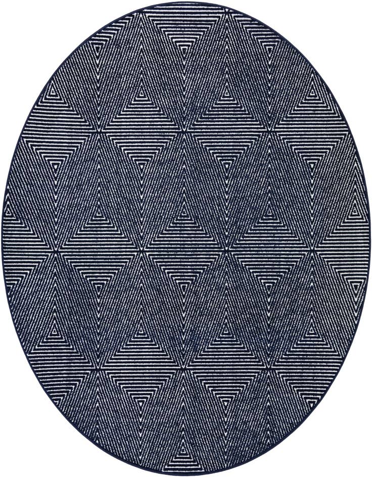 Detail image of 7' 10 x 7' 10 Easy-Clean Sabrina Soto Indoor / Outdoor Round Rug