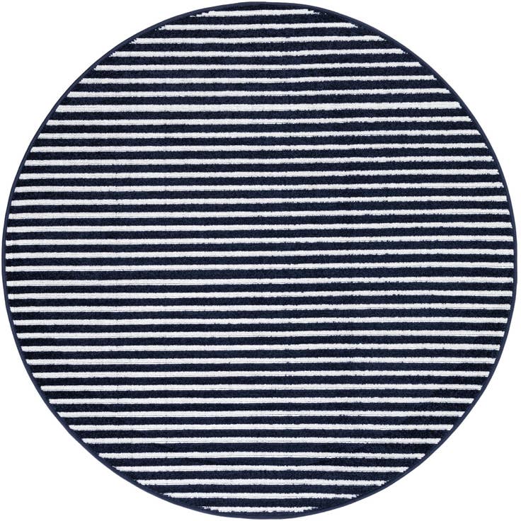 Detail image of 5' x 5' Easy-Clean Sabrina Soto Indoor / Outdoor Round Rug