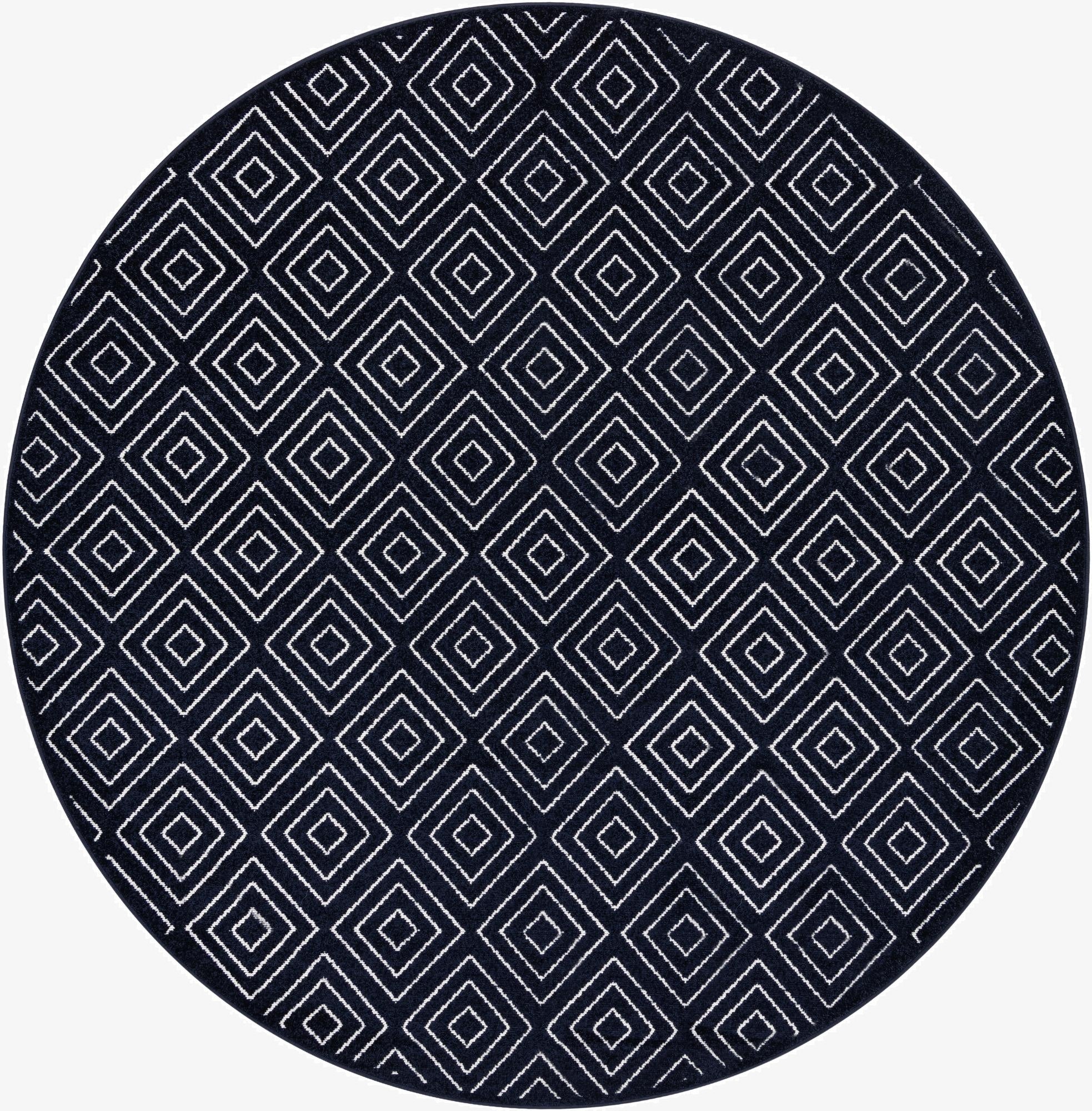 7' 10 x 7' 10  Washable Sabrina Soto Indoor / Outdoor Round Rug
