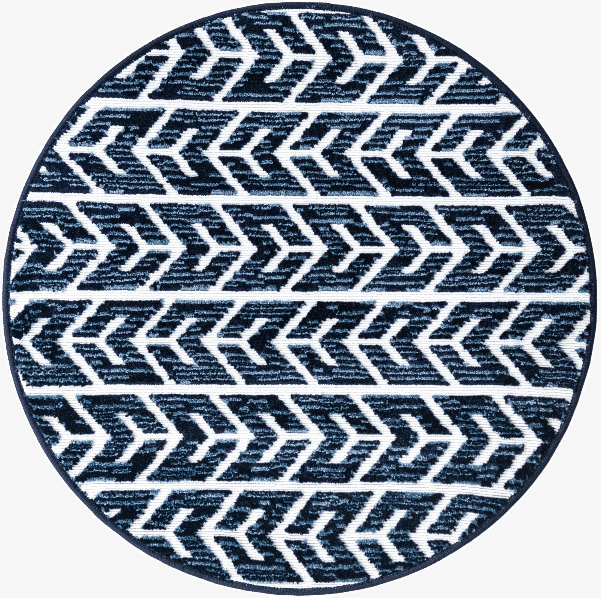 100cm x 100cm  Washable Sabrina Soto Aston Indoor / Outdoor Round Rug