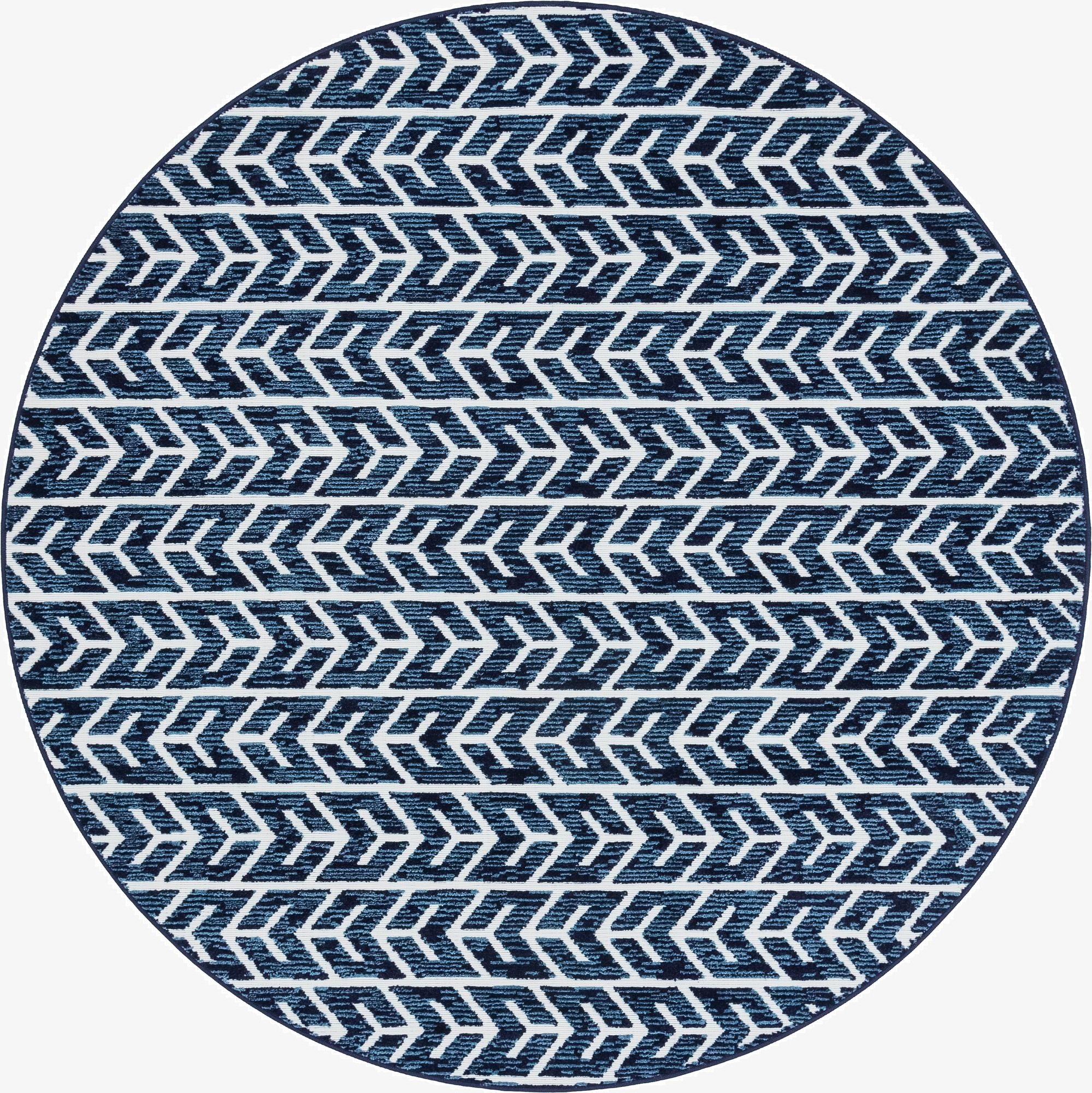 8' x 8'  Washable Sabrina Soto Aston Indoor / Outdoor Round Rug