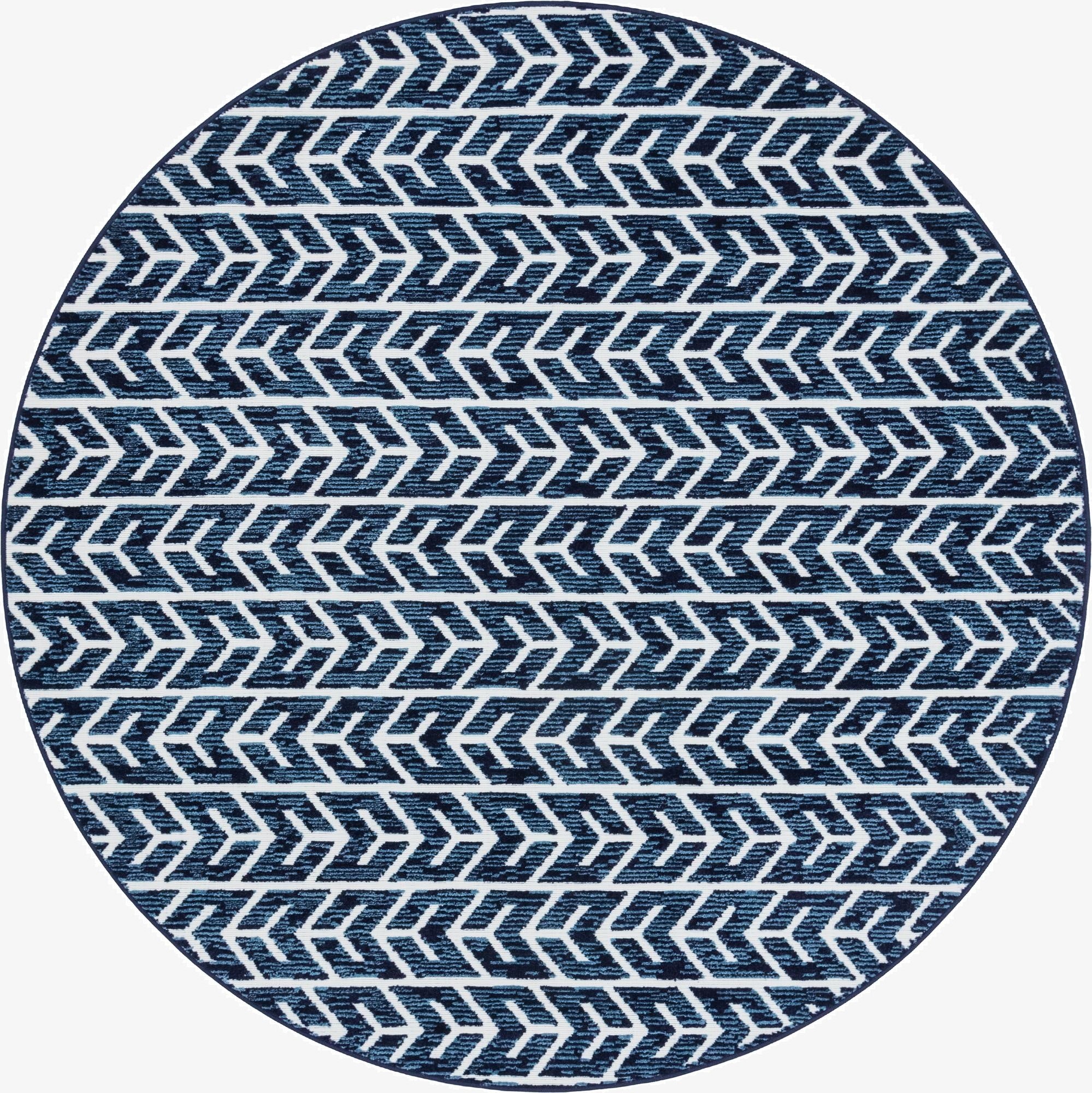 183cm x 183cm  Washable Sabrina Soto Aston Indoor / Outdoor Round Rug