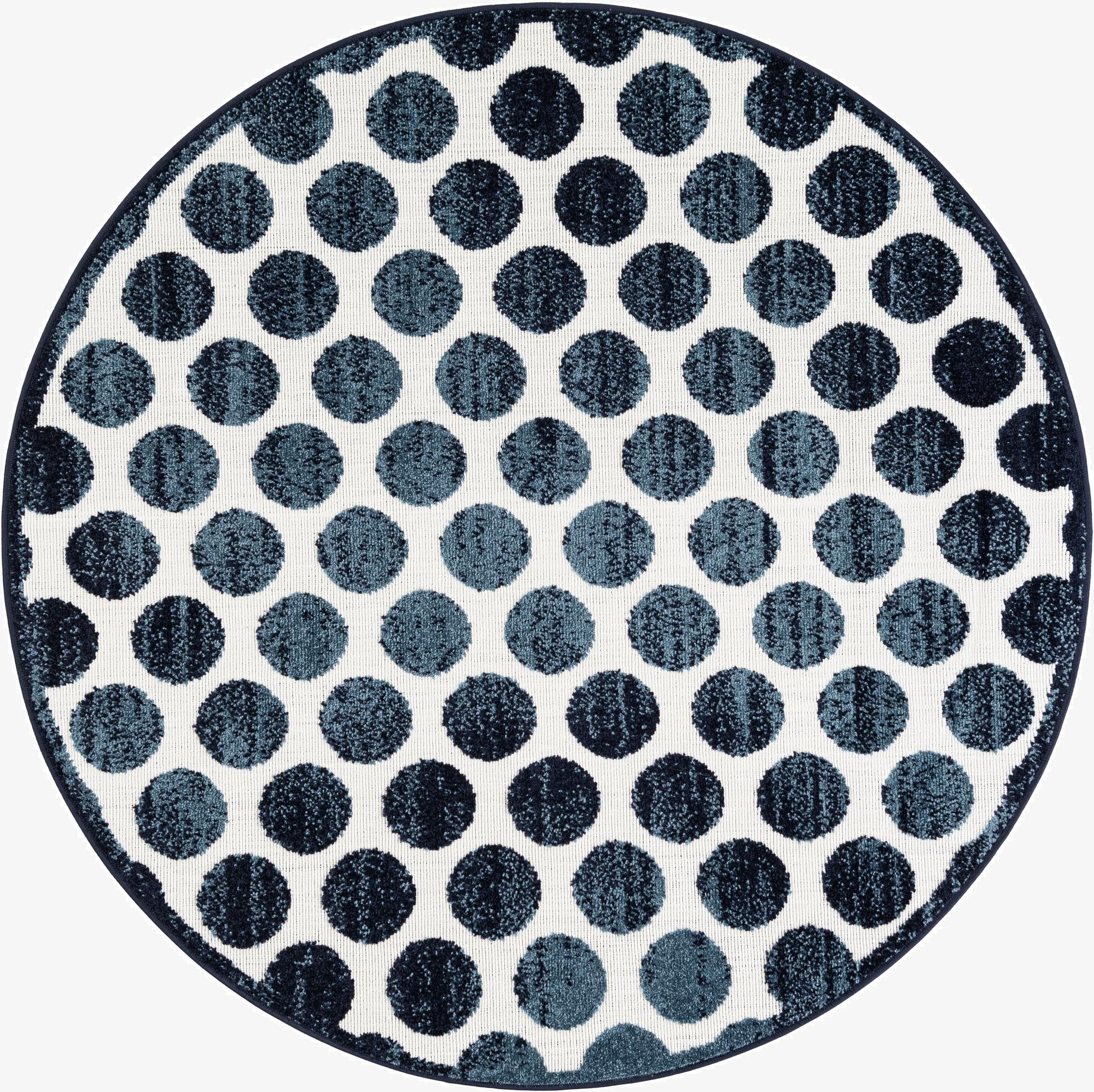 5' x 5'  Washable Sabrina Soto Indoor / Outdoor Round Rug