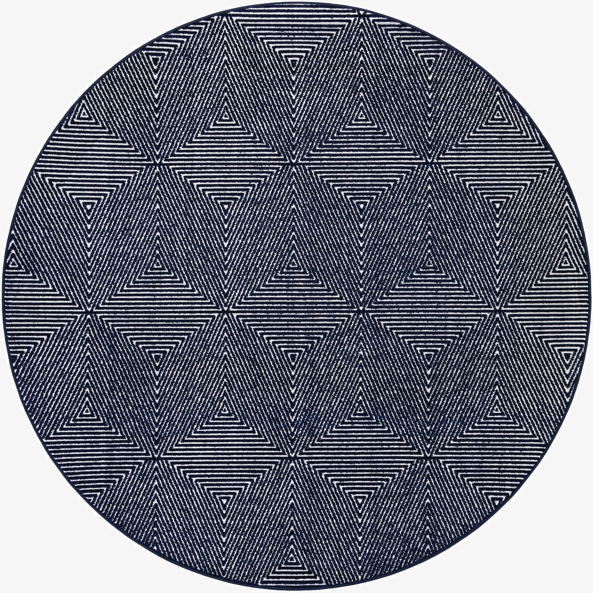 7' 10 x 7' 10  Washable Sabrina Soto Indoor / Outdoor Round Rug