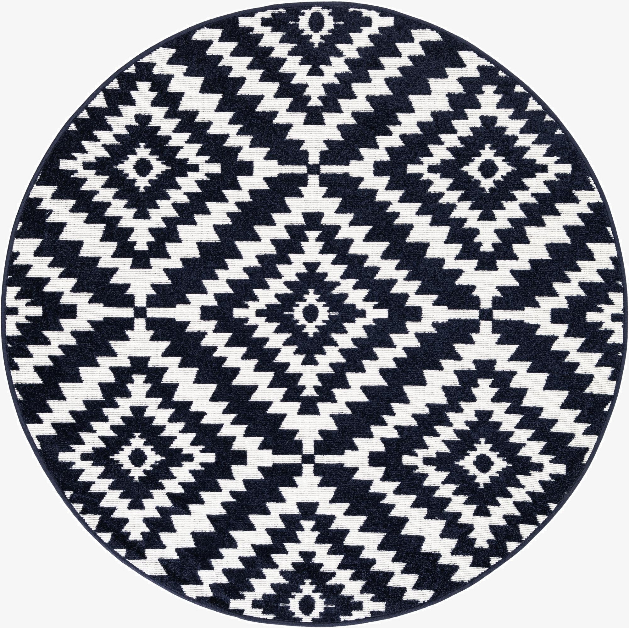 5' x 5'  Washable Sabrina Soto Indoor / Outdoor Round Rug