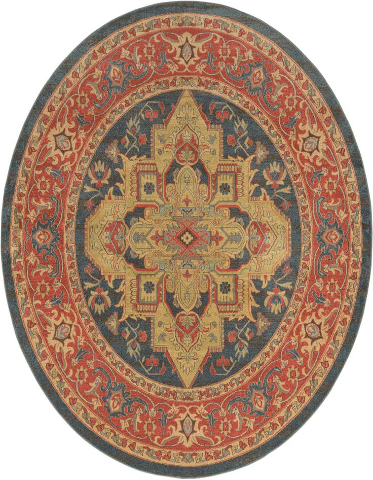 Detail image of 8' x 8' Serapi Round Rug