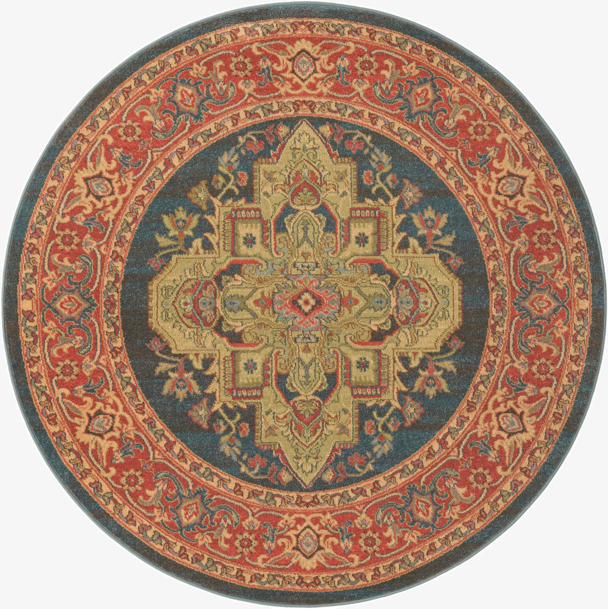 Primary image 5' x 5' Serapi Round Rug