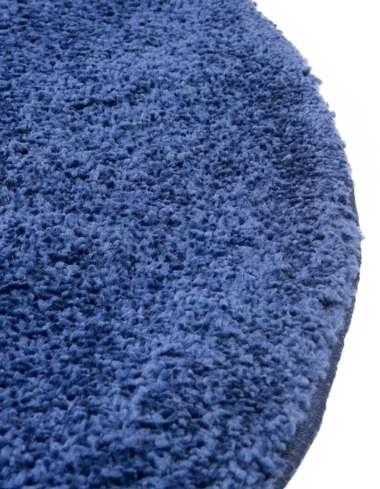 7' 10 x 7' 10 Solid Frieze Round Rug