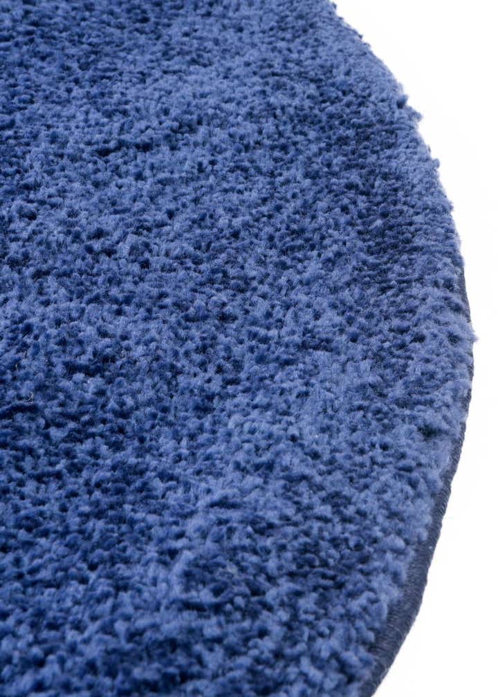 6' x 6' Solid Frieze Round Rug