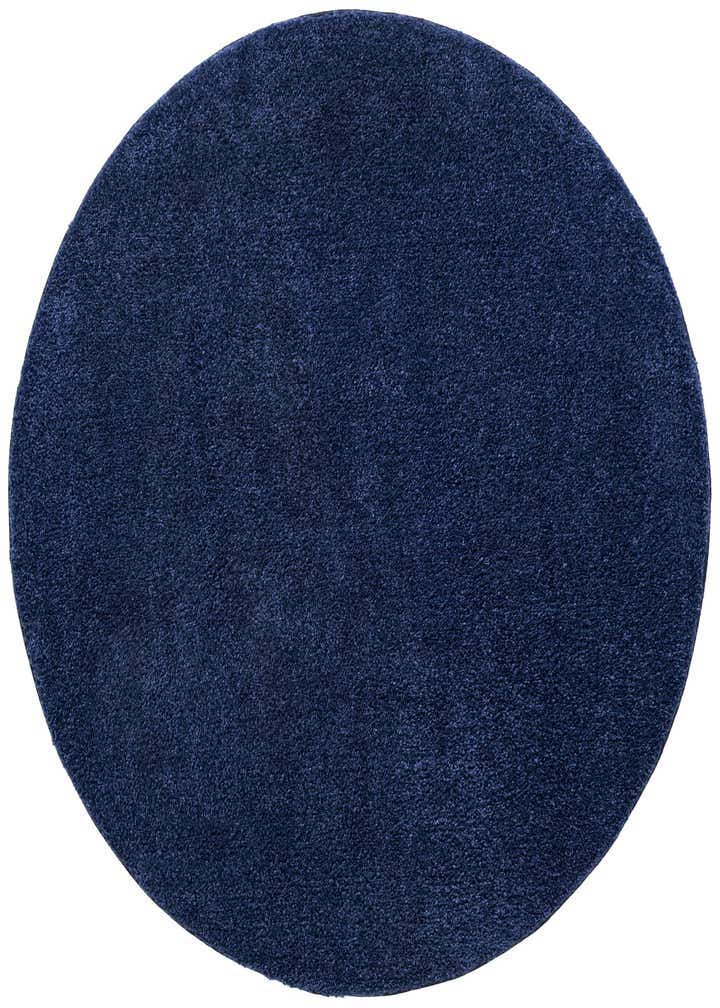 6' x 6' Solid Frieze Round Rug
