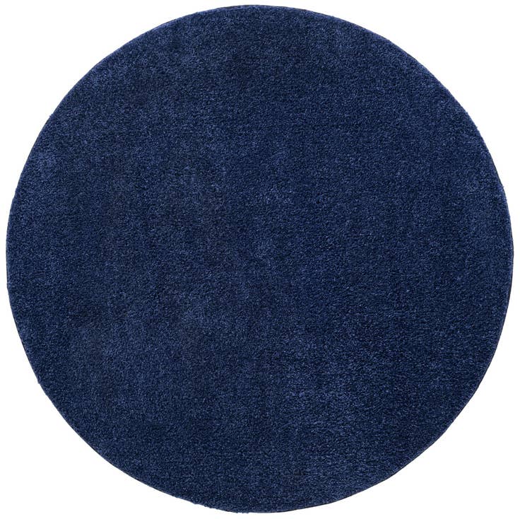 Detail image of 6' x 6' Solid Frieze Round Rug