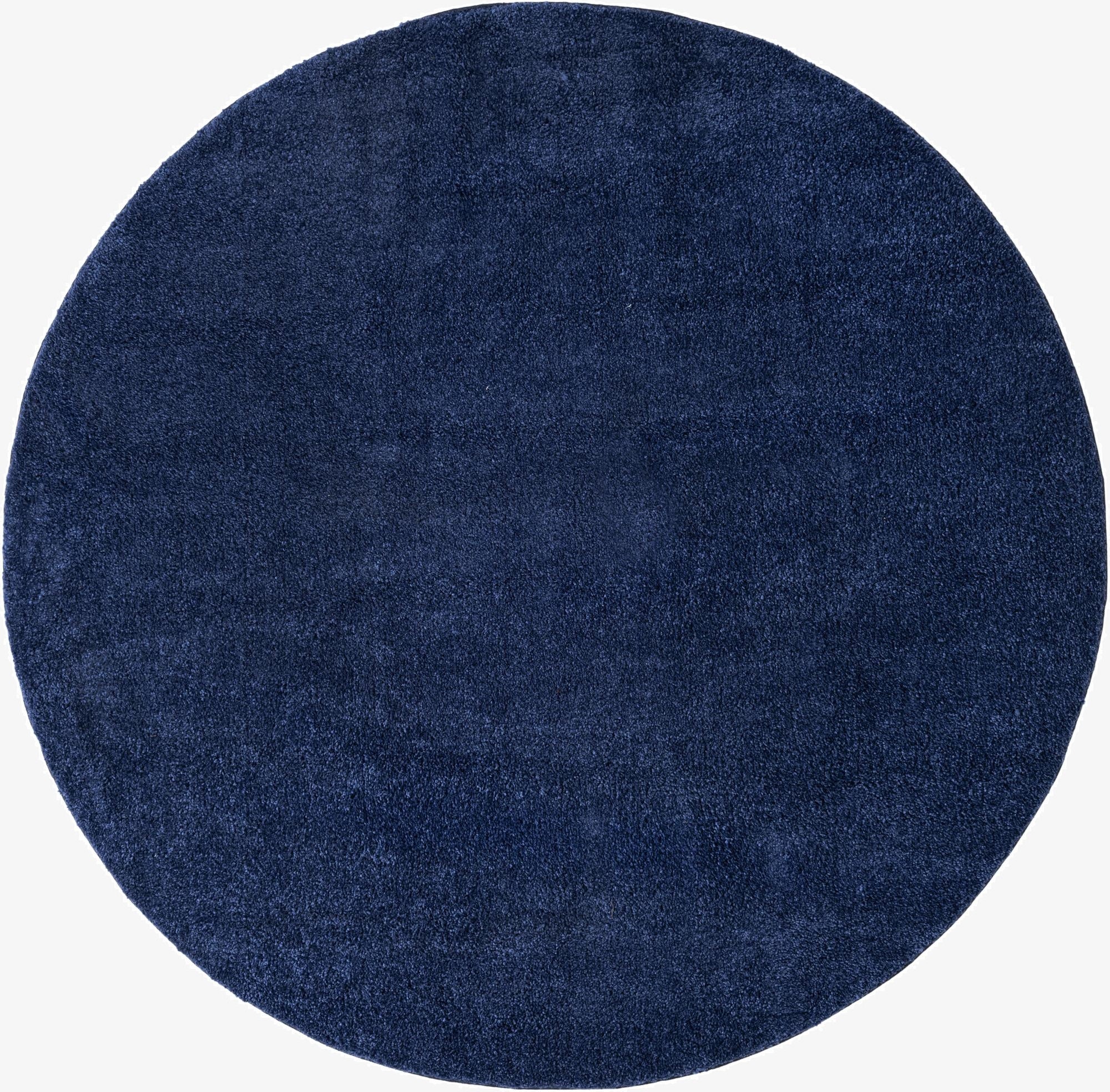 Primary image 7' 10 x 7' 10 Solid Frieze Round Rug