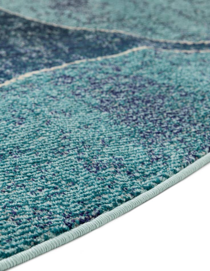 Detail image of 8' x 8'  Washable Spectrum Round Rug
