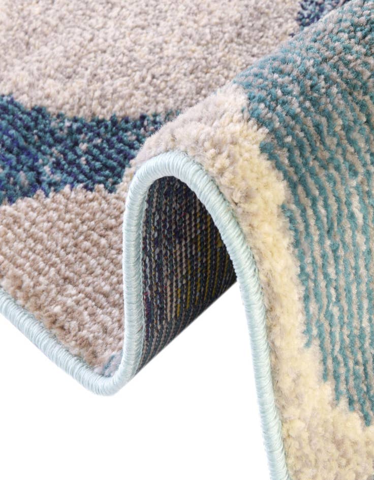 Detail image of 8' x 8'  Washable Spectrum Round Rug