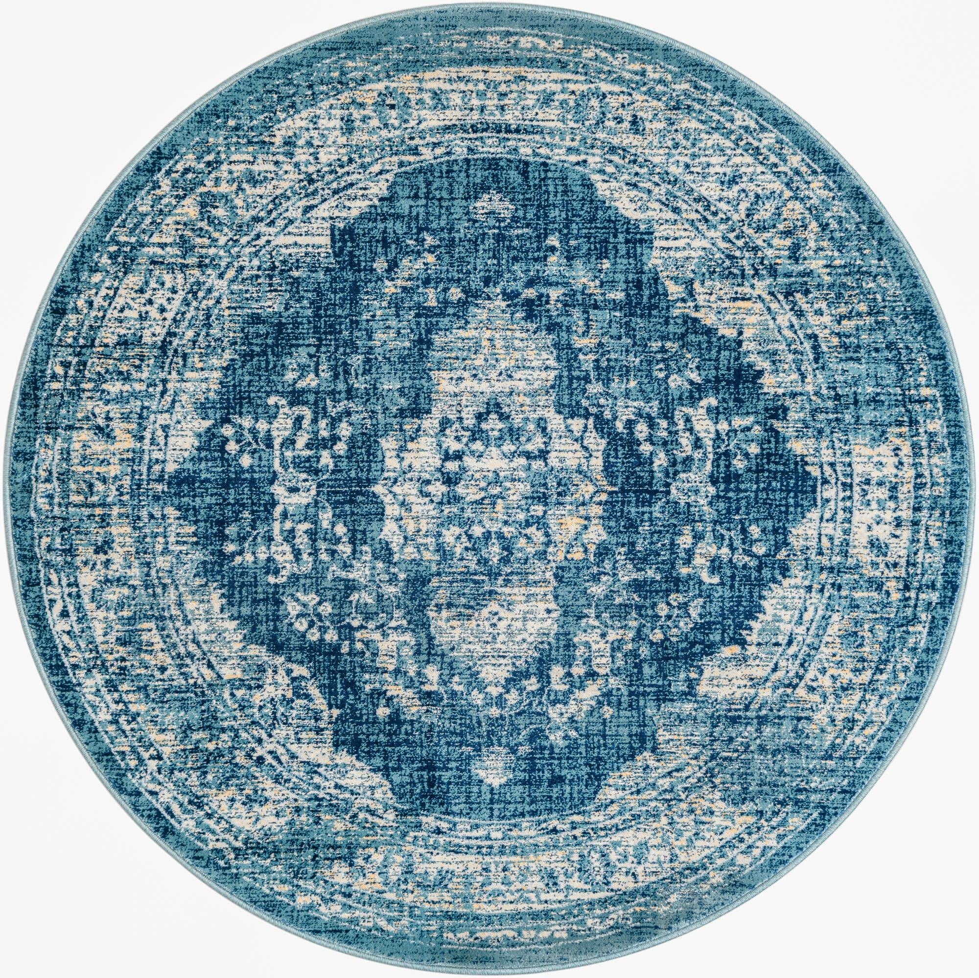5' 3 x 5' 3 Stockholm Round Rug