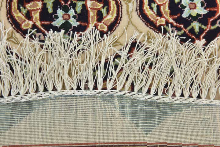 12' 10 x 12' 10 Hand Knotted Tabriz Persian Round Rug