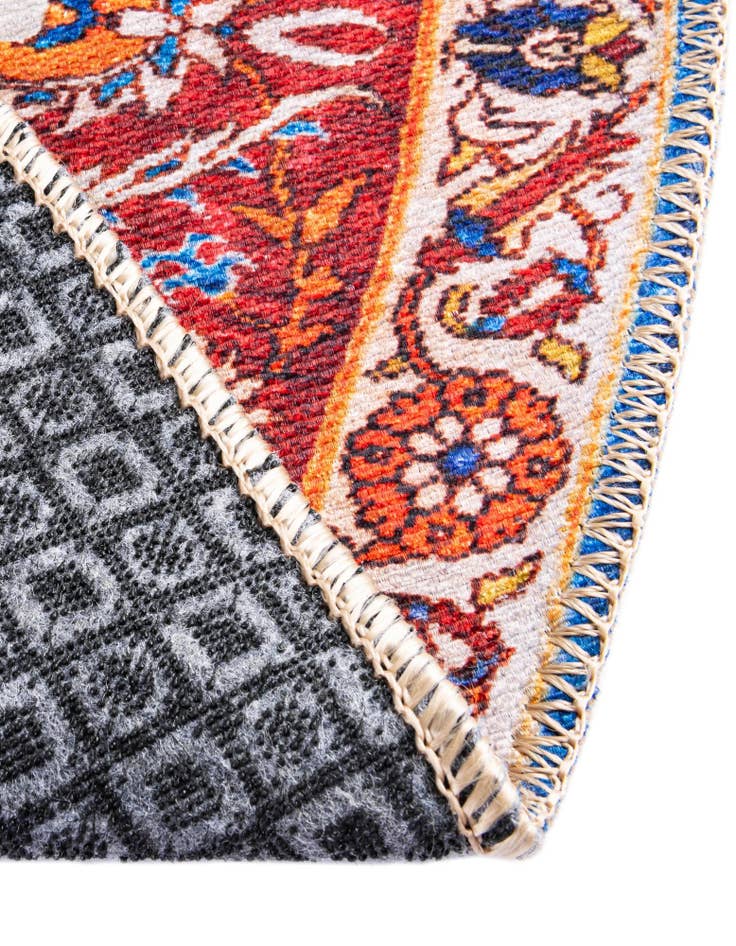 Detail image of 7' 7 x 7' 7 Washable Timeless Round Rug