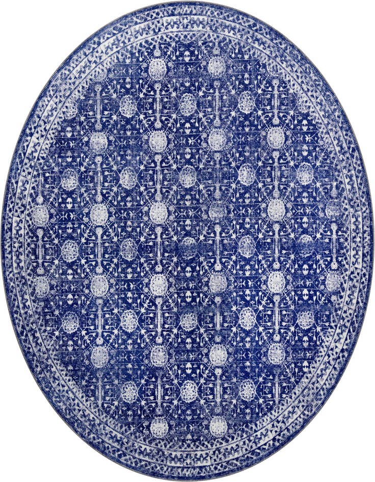 Detail image of 7' 6 x 7' 6 Washable Timeless Round Rug