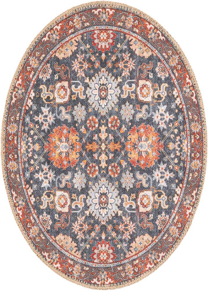 2' x 2' Washable Timeless Round Rug
