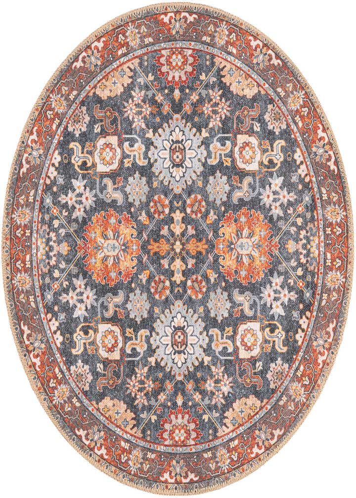 3' 6 x 3' 6 Washable Timeless Round Rug